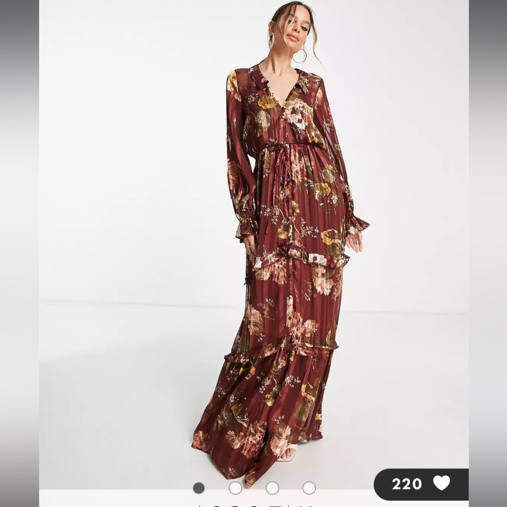 asos tall maxi dress